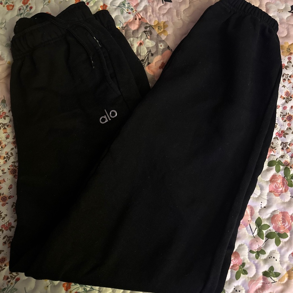 Alo Black Jogger Pants